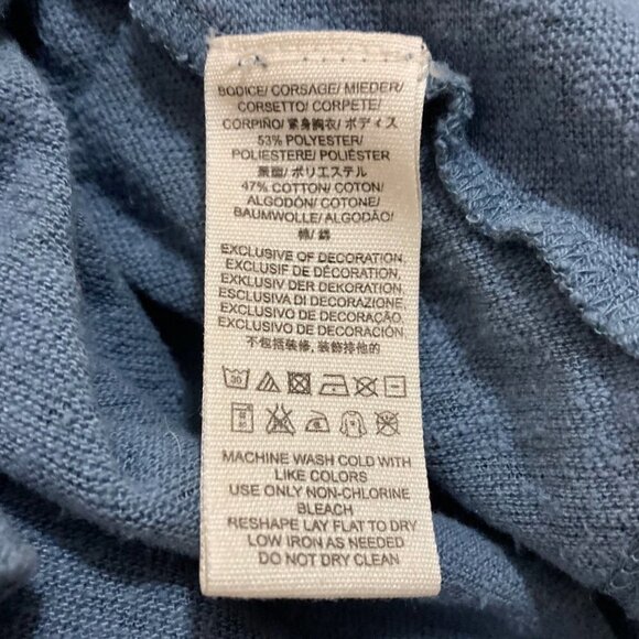 FREE PEOPLE Snow Kisses Embroidered Balloon Sleeve Boho Peasant Top - Picture 15 of 15